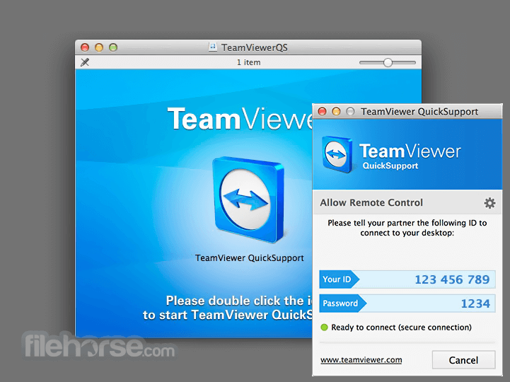Teamviewer quick support mac old version windows 10
