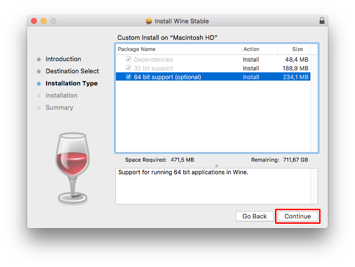 Mac wine where are programs installed near me